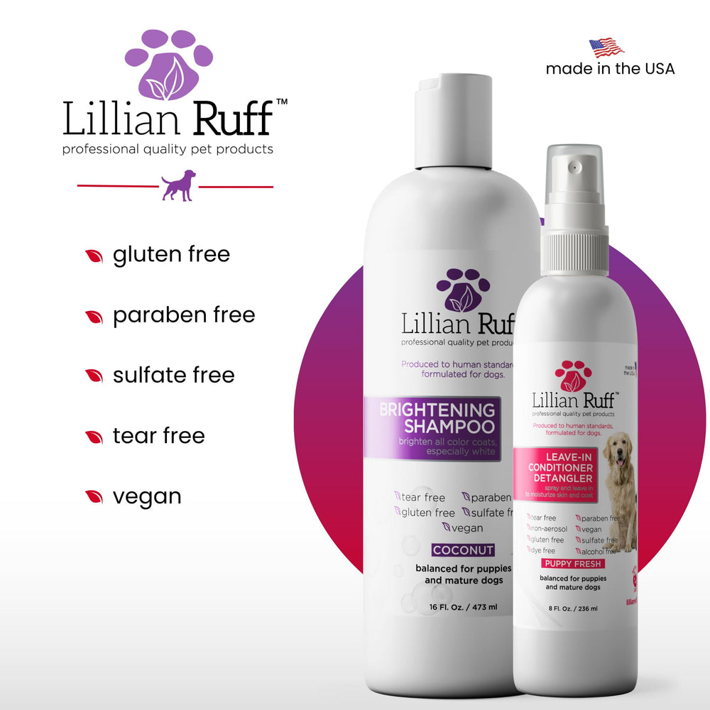 Lillian Ruff PRO professional groomer use suggests salon-grade results.