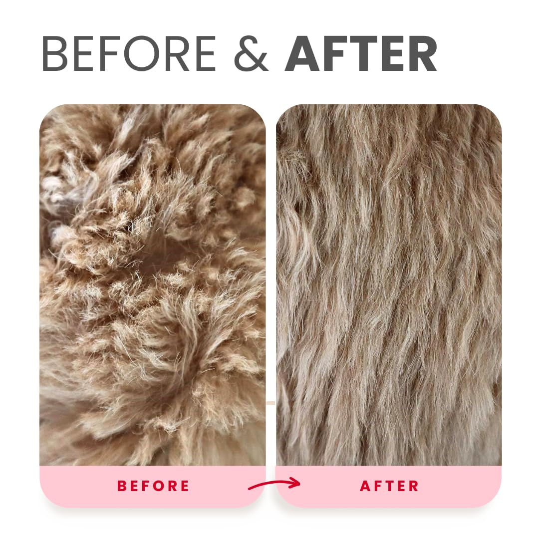Lillian Ruff USA-made grooming product label signals high-quality pet care.