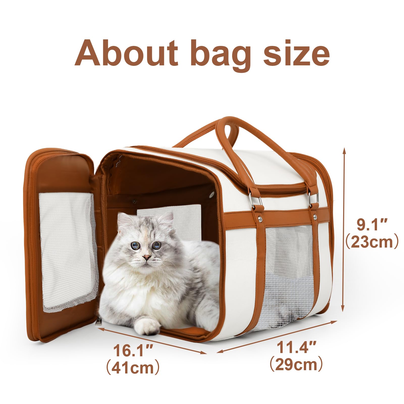 Mesh windows on the Lilliella carrier provide airflow and visibility.