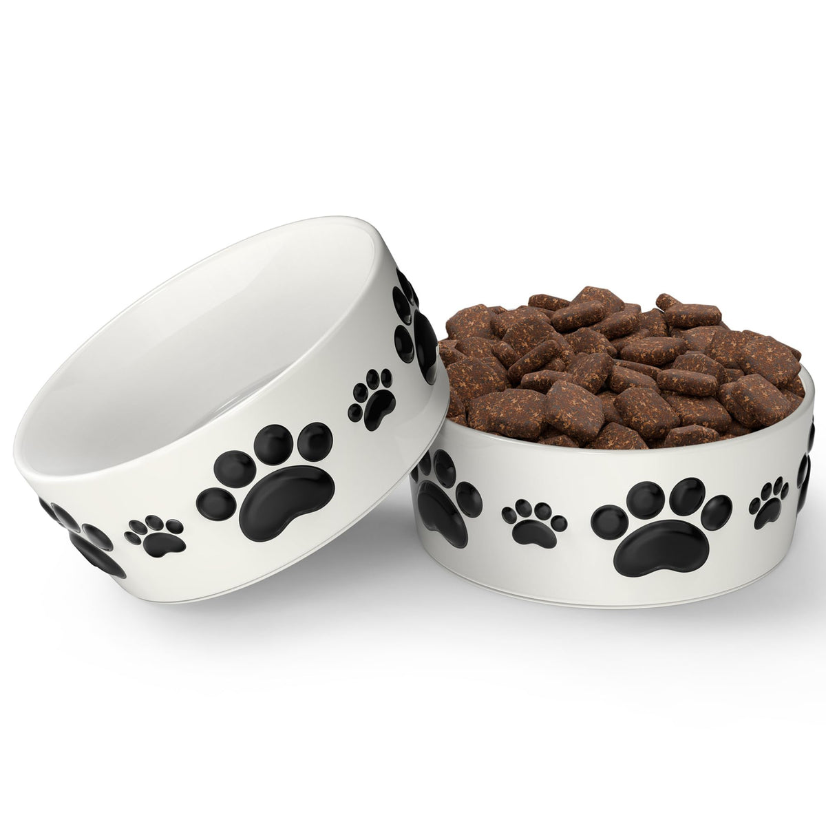 LILO DESIGN CO ceramic small-dog bowls 5in front view for meals.