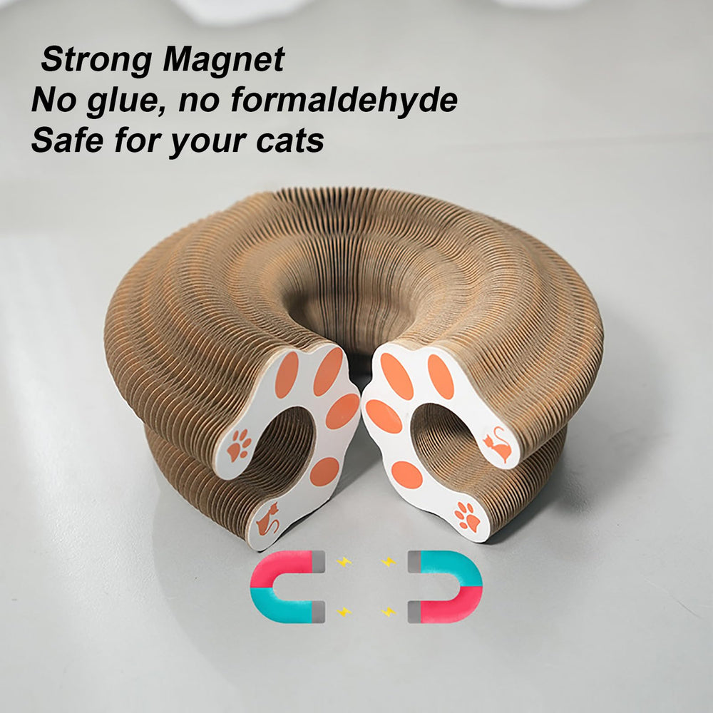 liluwushe Kitty Kurlz natural corrugated paper emphasizes safe material