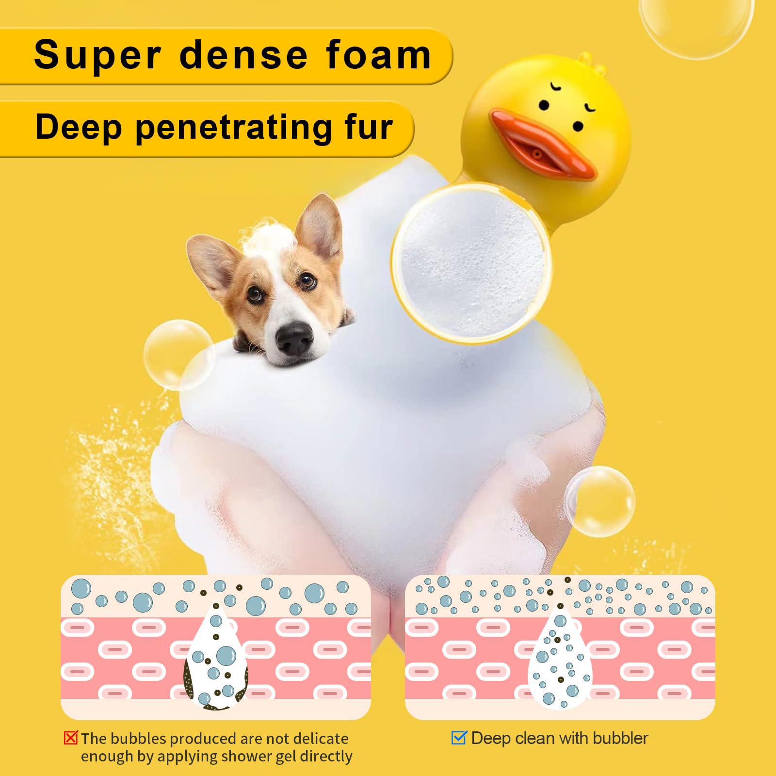 LilyAbeille IPX7 Waterproof Dispenser withstands bath splashes