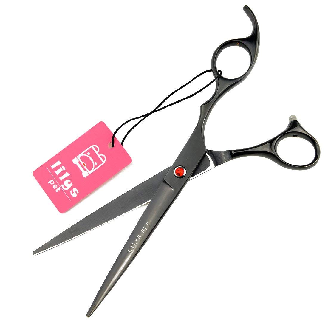 LILYS PET Curved Scissor Up 7in enables curved cuts precisely.