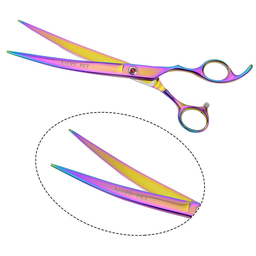 LILYS PET titanium-coating-detail closeup for durability and shine.