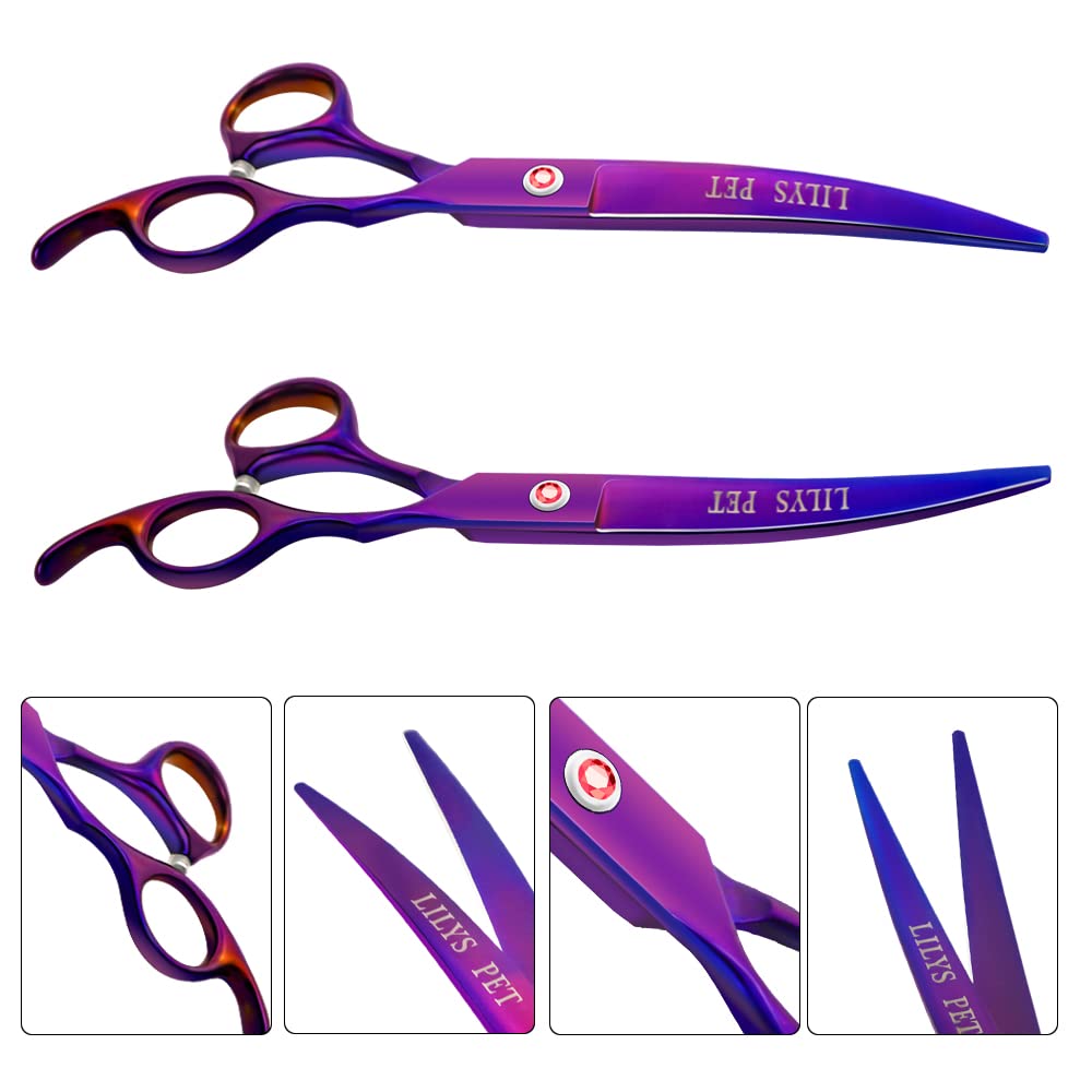 LILYS PET curved-up titanium scissor ready for contour maneuvers