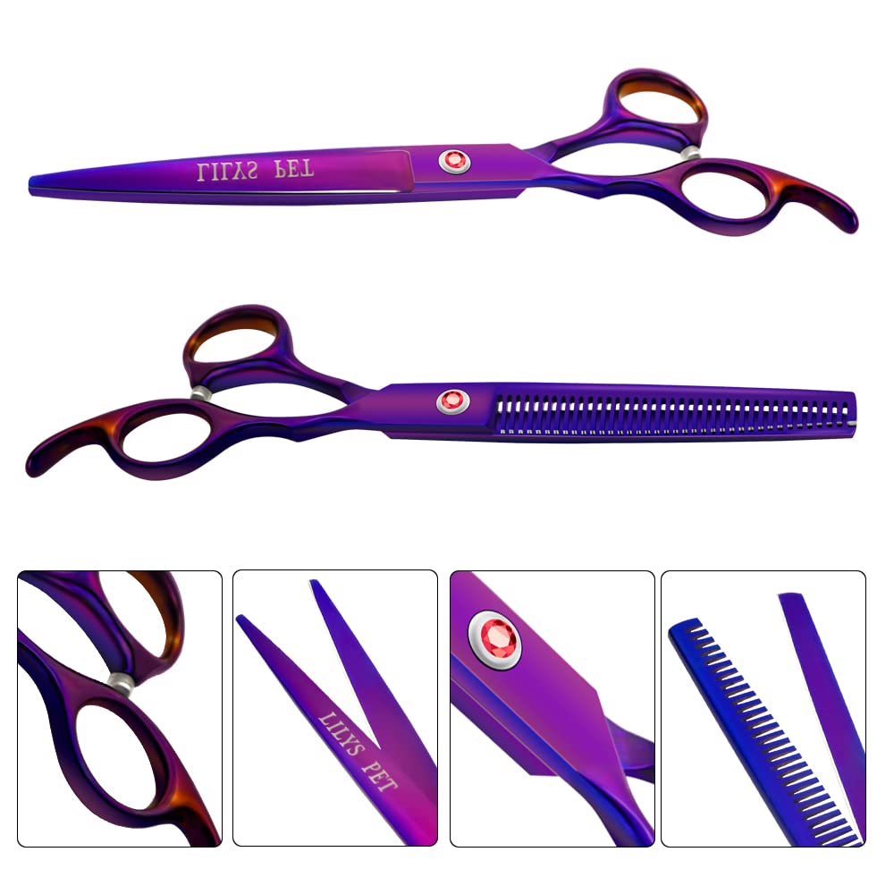 LILYS PET thinning scissor with ergonomic grip for efficient thinning