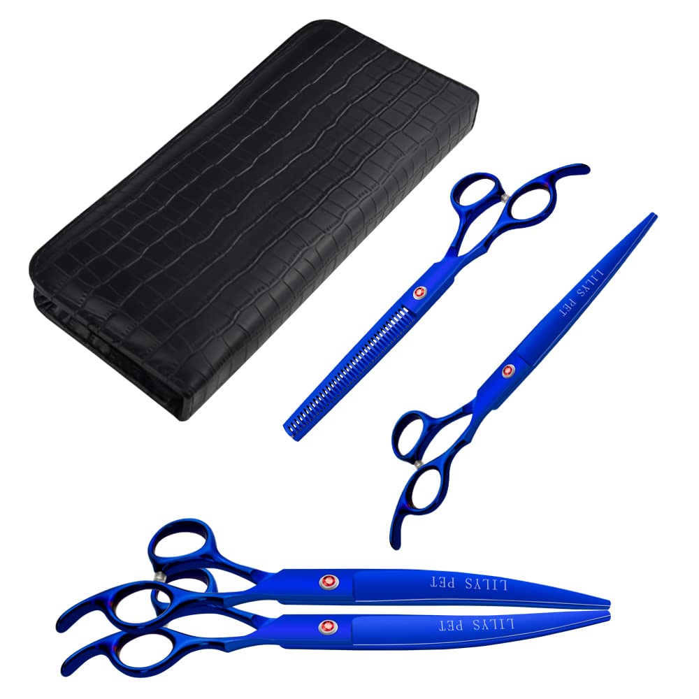 LILYS PET scissor case blue offers organized, secure tool storage