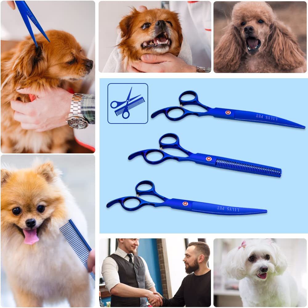 LILYS PET packaging image shows professional grooming kit in blue