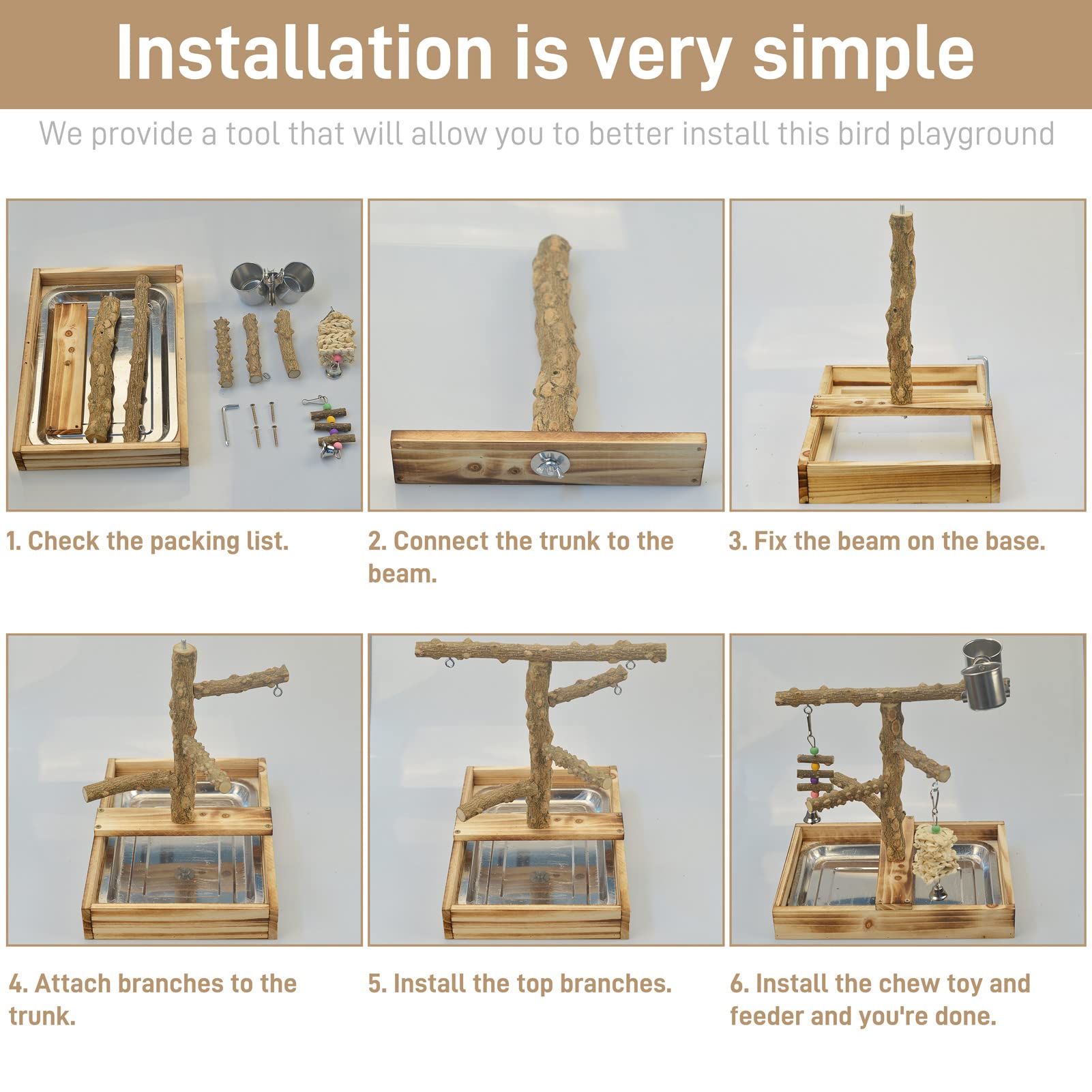 LIMIO assemble-in-minutes — screwdriver included for fast setup and transport-ready packaging.