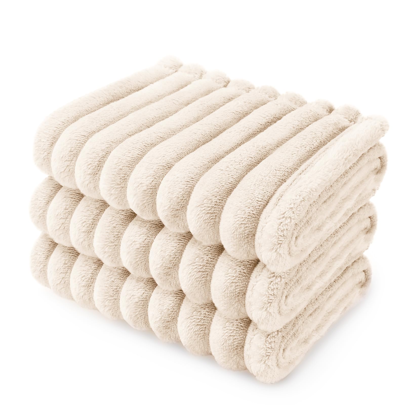 LINENLUX soft fleece dog blanket close-up touch showing cloud-like softness for cozy pets.