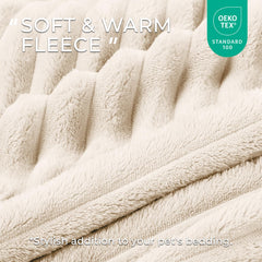 LINENLUX washable dog blanket edge-stitch detail highlighting durability and easy cleaning.