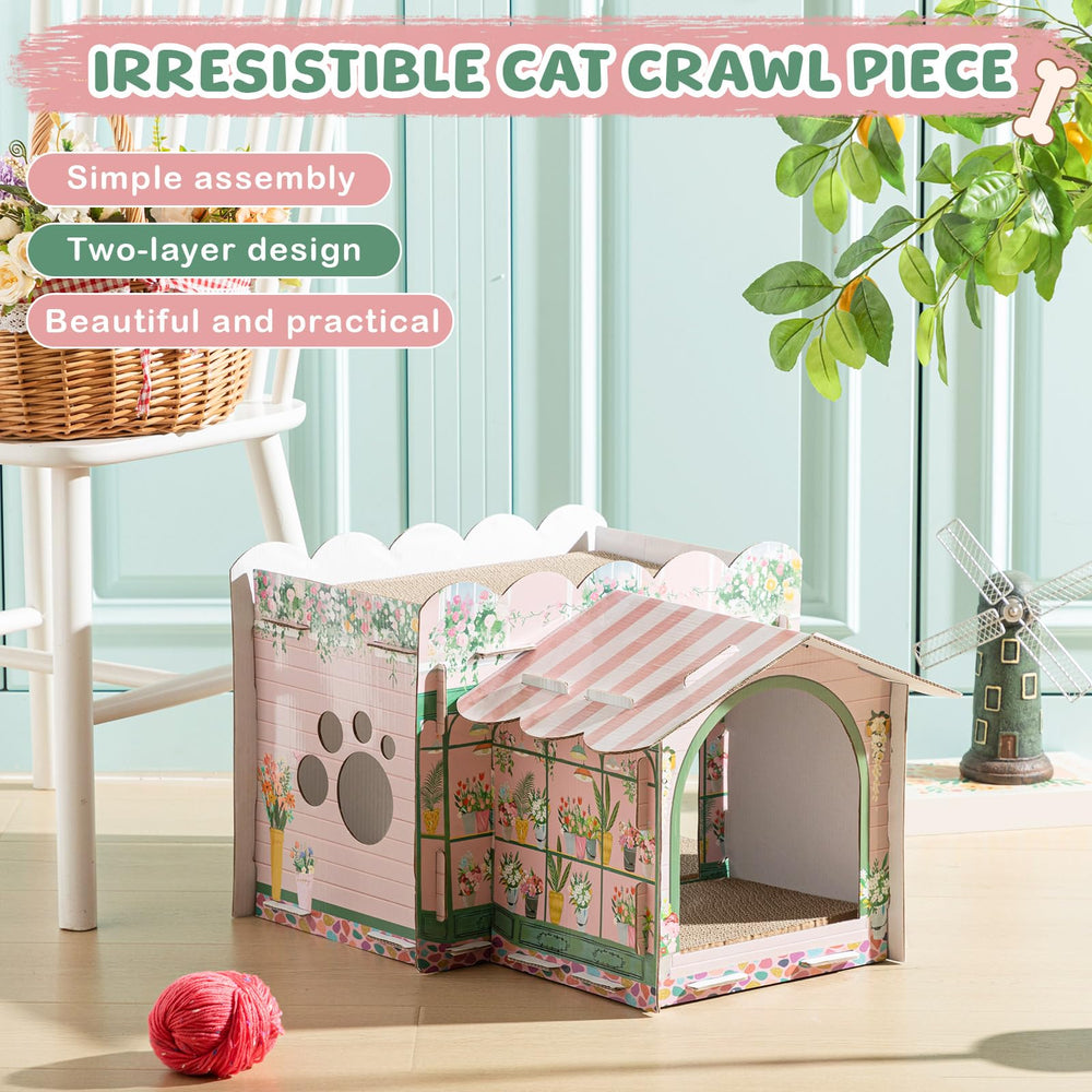 Lineshading cat entry doors access enables easy pets' entry and exit.