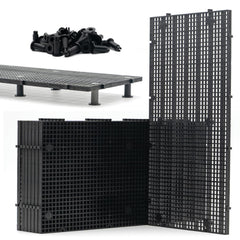 LINLAN aquarium grid 8-piece shows sturdy dividers for flexible tank layouts.