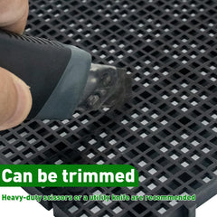 LINLAN egg crate DIY image emphasizes customizable grid for aquascaping and media support.