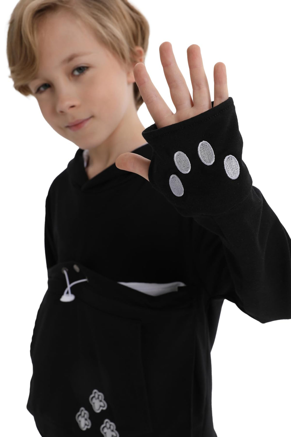 LINYUCHEN cat pouch hoodie removable liner for easy cleaning