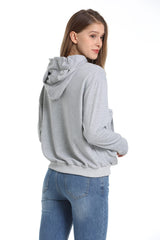 LINYUCHEN pouch hoodie detail highlighting ears hat and playful style
