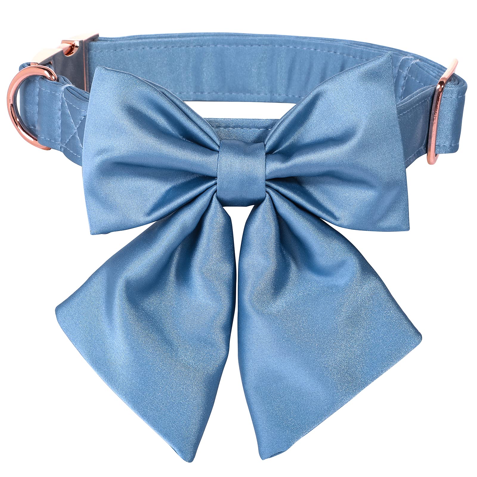 Lionet Paws bowtie collar on a large dog for stylish everyday wear.