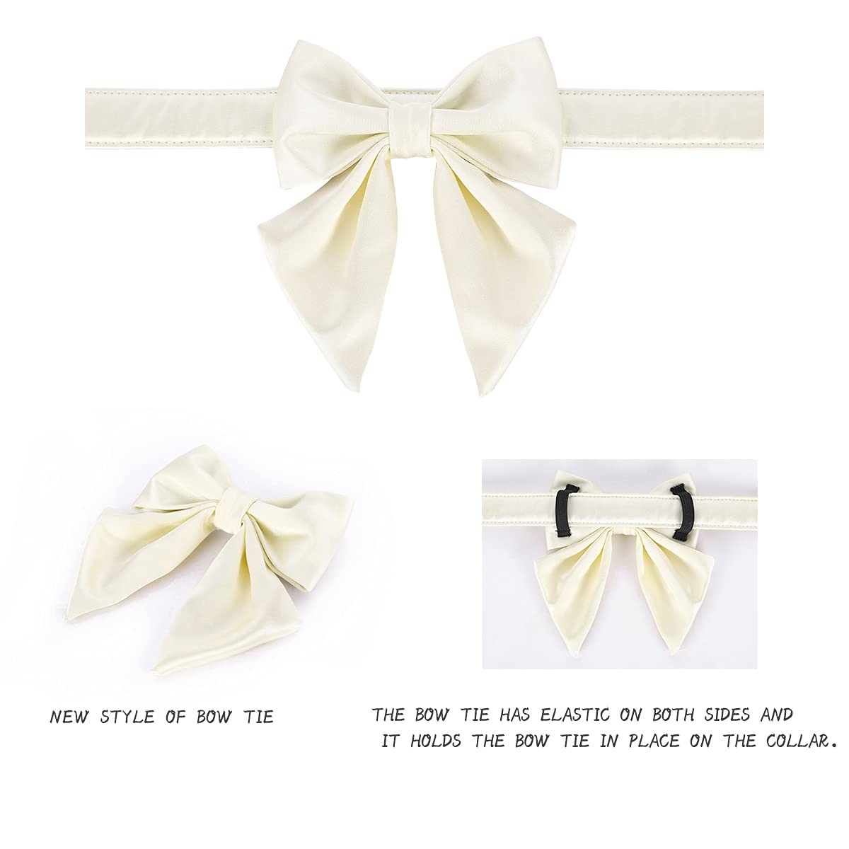 Lionet Paws neck size chart closeup helps proper sizing 8-12 inches