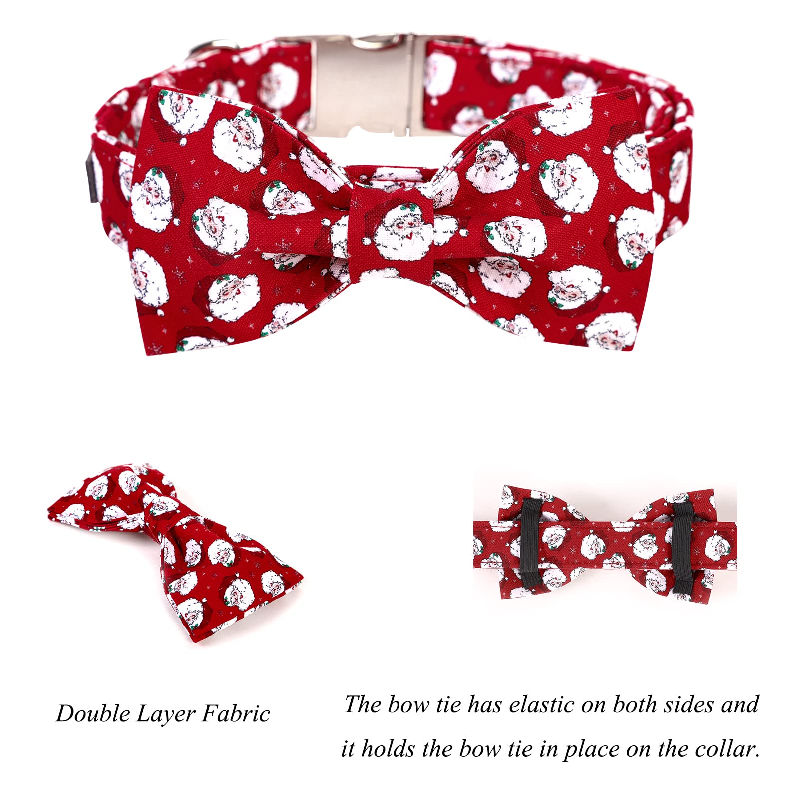 Lionet Paws detachable bowtie attached to collar for versatile styling