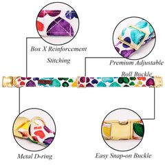 Lionet Paws removable bowtie detail showing secure elastic sides for easy styling.