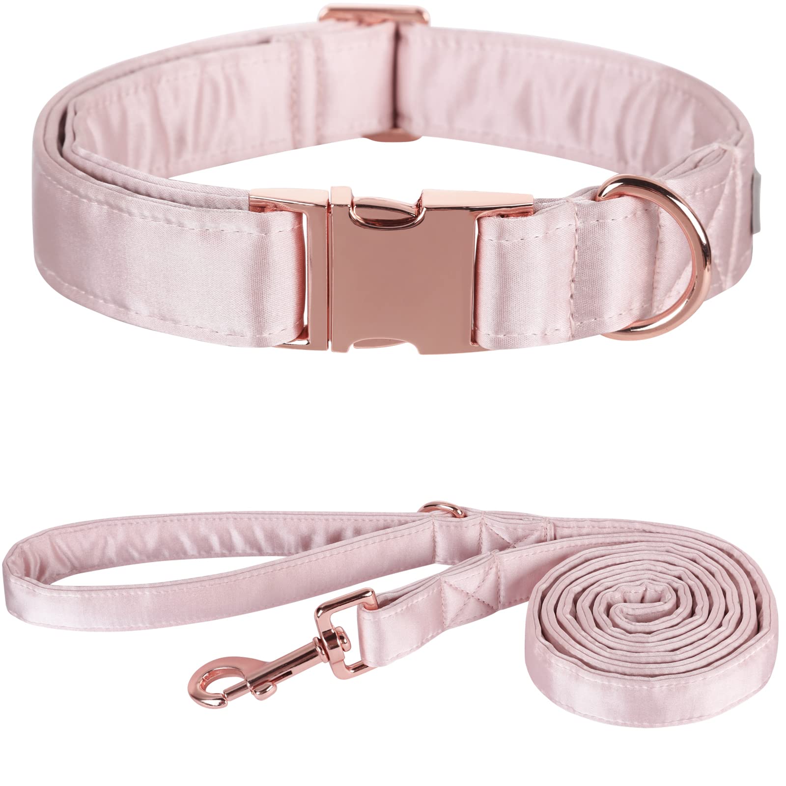Lionet Paws silk collar pink, comfortable fit for daily walks and playful adventures.
