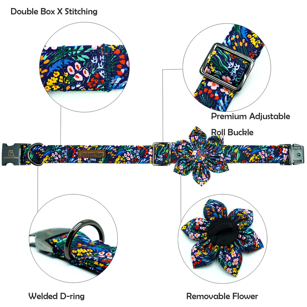 Lionheart Glory flower bow removable for customizable floral accents