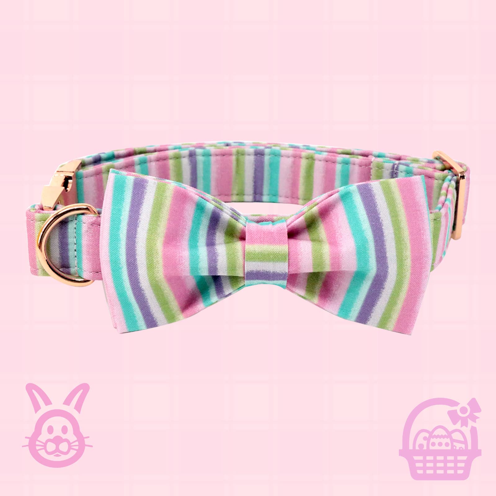 Lionheart Glory handmade bow attaches securely for stylish walks.