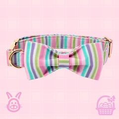 Lionheart Glory handmade bow attaches securely for stylish walks.