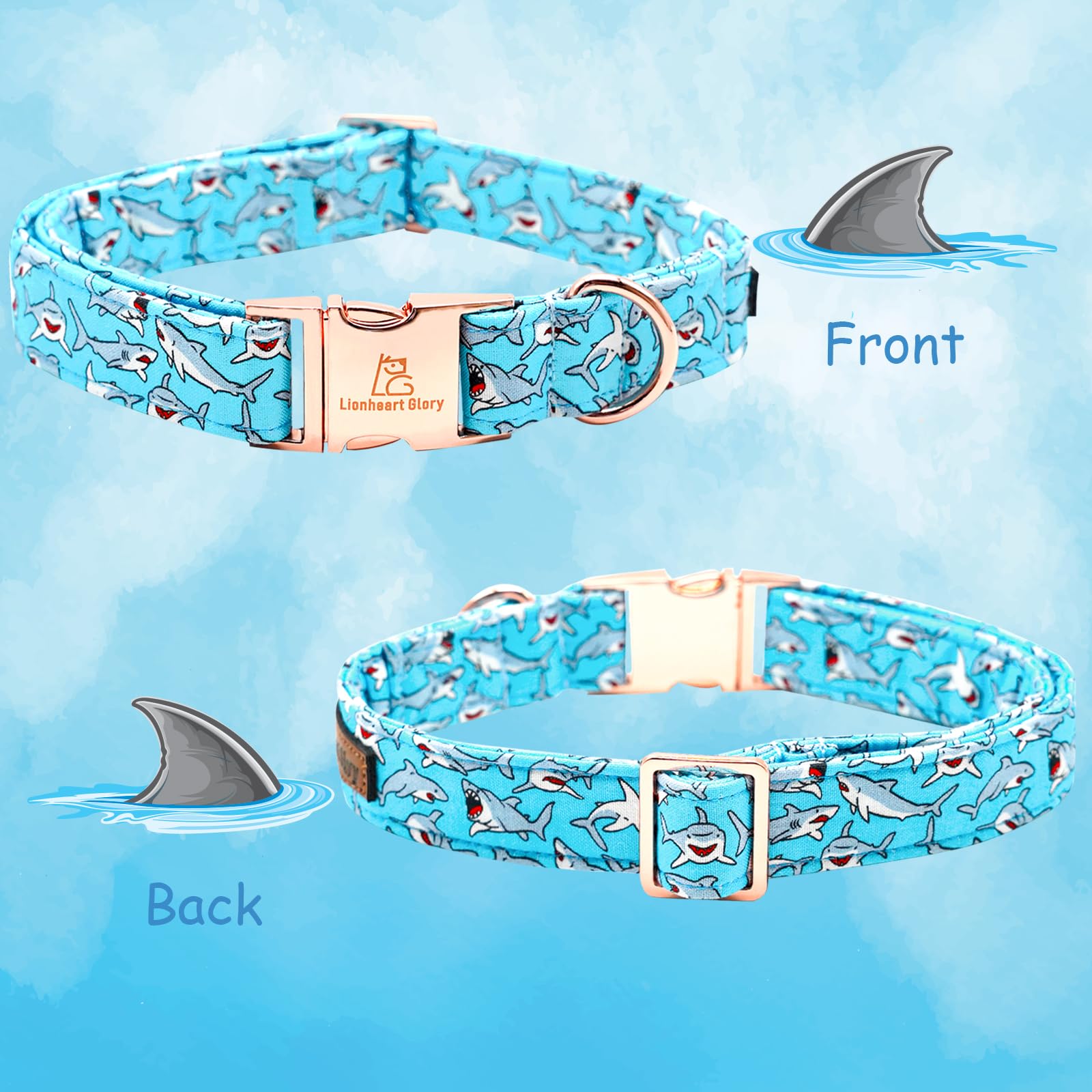 Size range XS to XL for Lionheart glory bow collar