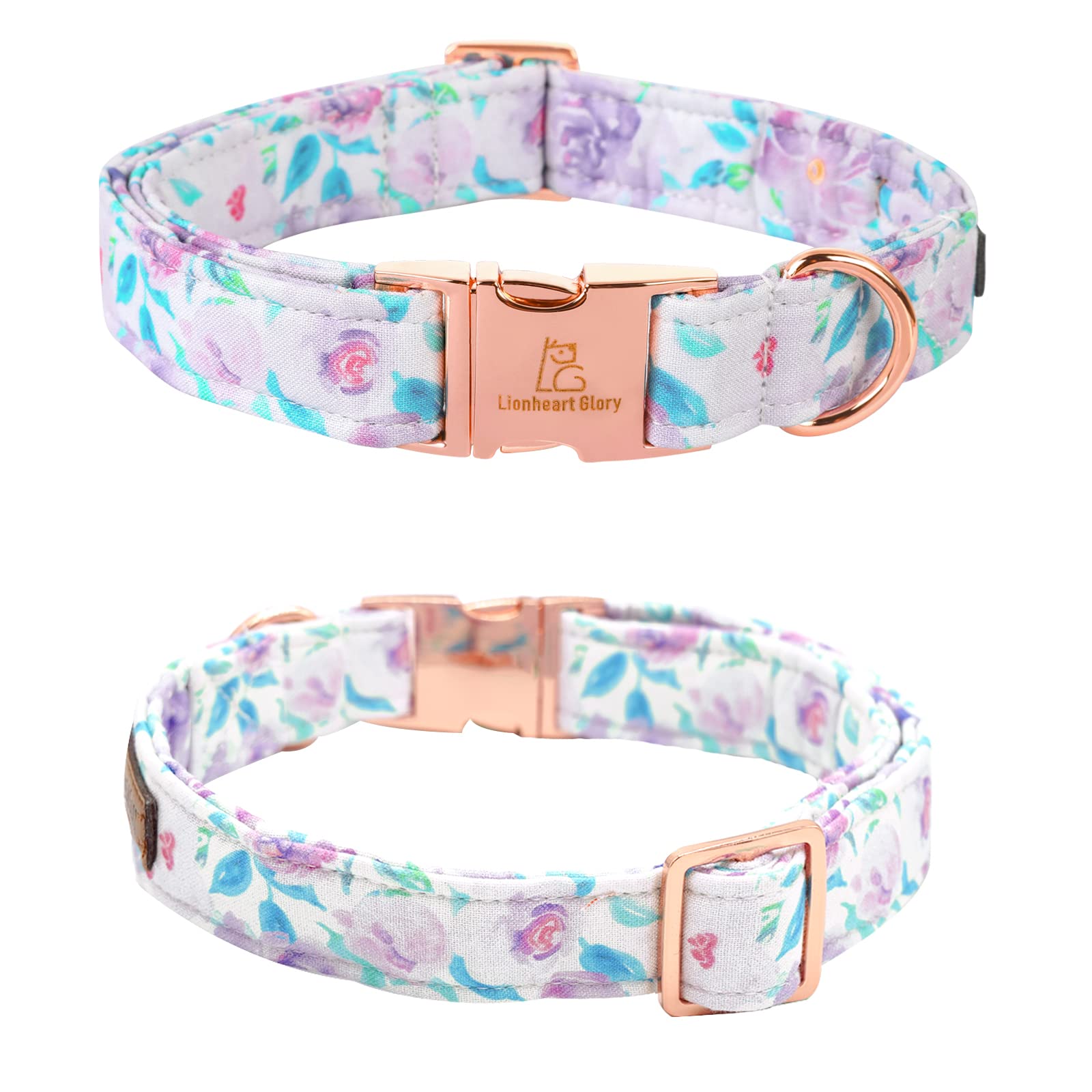 Lionheart Glory soft cotton collar feels gentle on fur for all-day comfort.