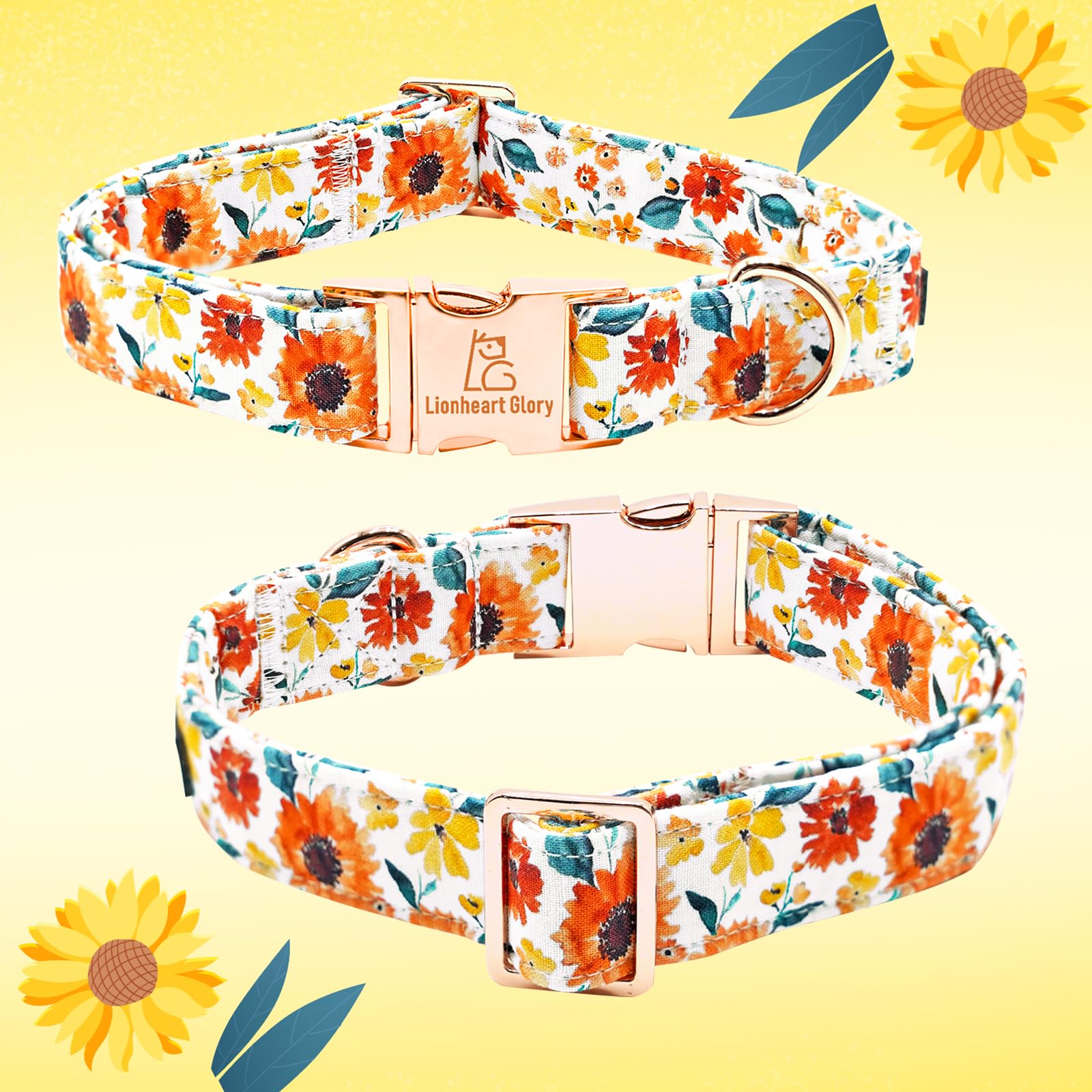 Soft cotton material of Lionheart Glory collar for everyday wear and comfort.