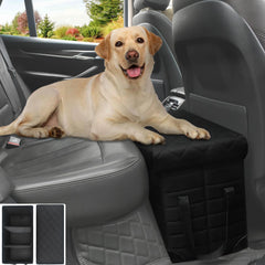 LIONROGE seat extender with soft top keeps paws comfy on long trips.