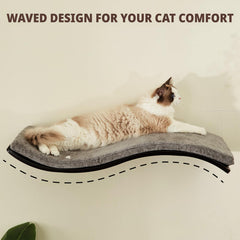LIORCE cat shelf comfort cushion offers soft lounging with secure grip.