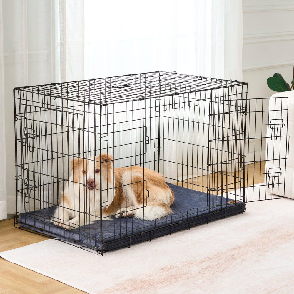 LIORCE dog crate pad 42inch-size fits large crates snugly