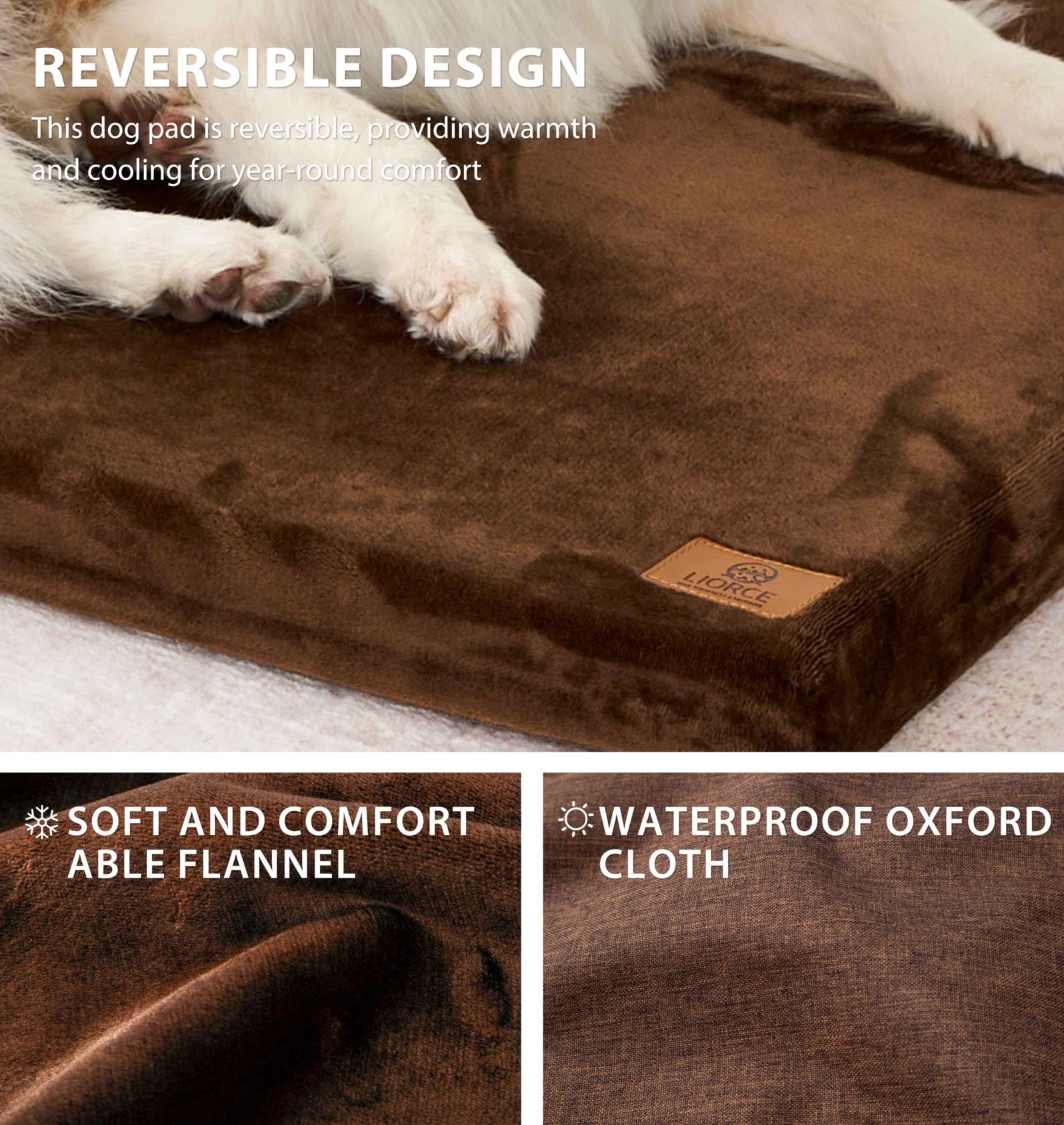 LIORCE cooling Oxford bottom keeps surfaces dry and cool