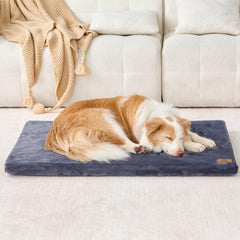 LIORCE dog crate pad memory-foam supports joints during crate rest