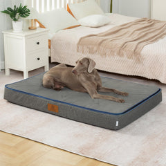 LIORCE orthopedic memory foam bed top view showing edge support.