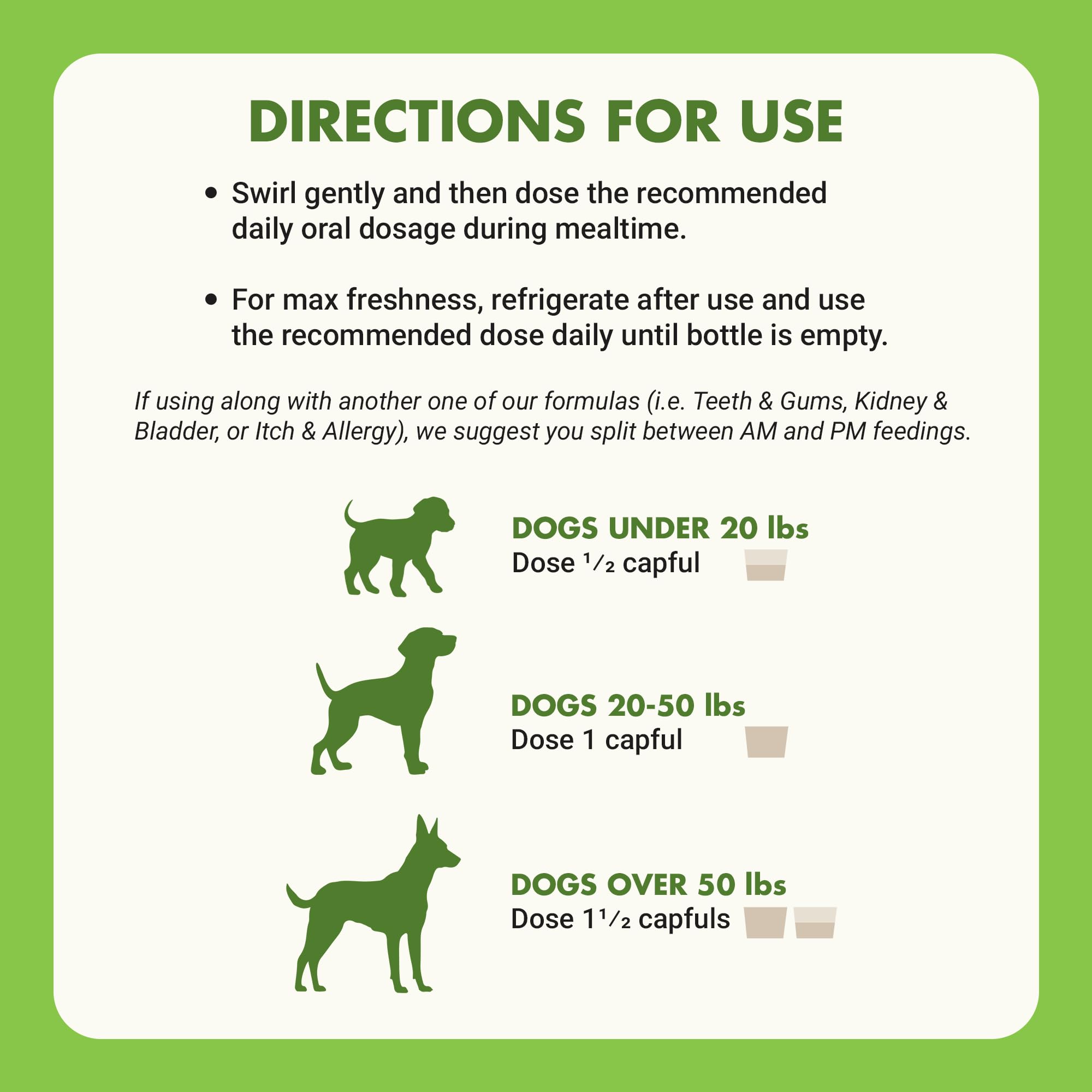 LIQUID-VET blend-ingredients-label clarifies premium formulation