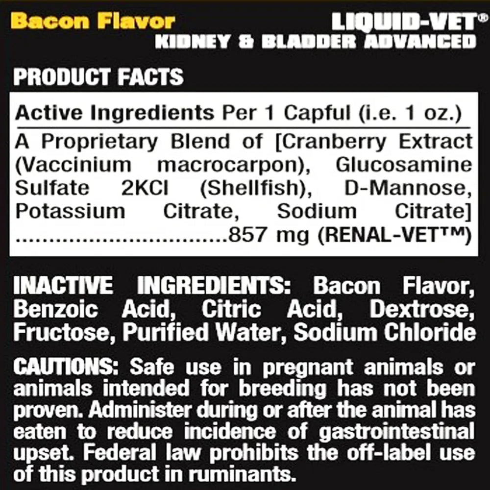 LIQUID-VET convenient liquid supports daily care for senior dogs.
