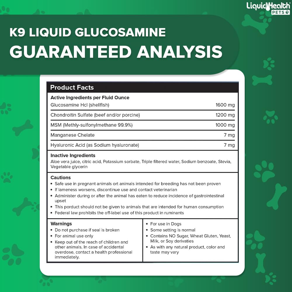 LIQUIDHEALTH K9 dosing with meals demonstrates easy daily integration