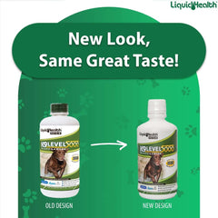 LIQUIDHEALTH K9 glucosamine bottle pouring for easing mobility
