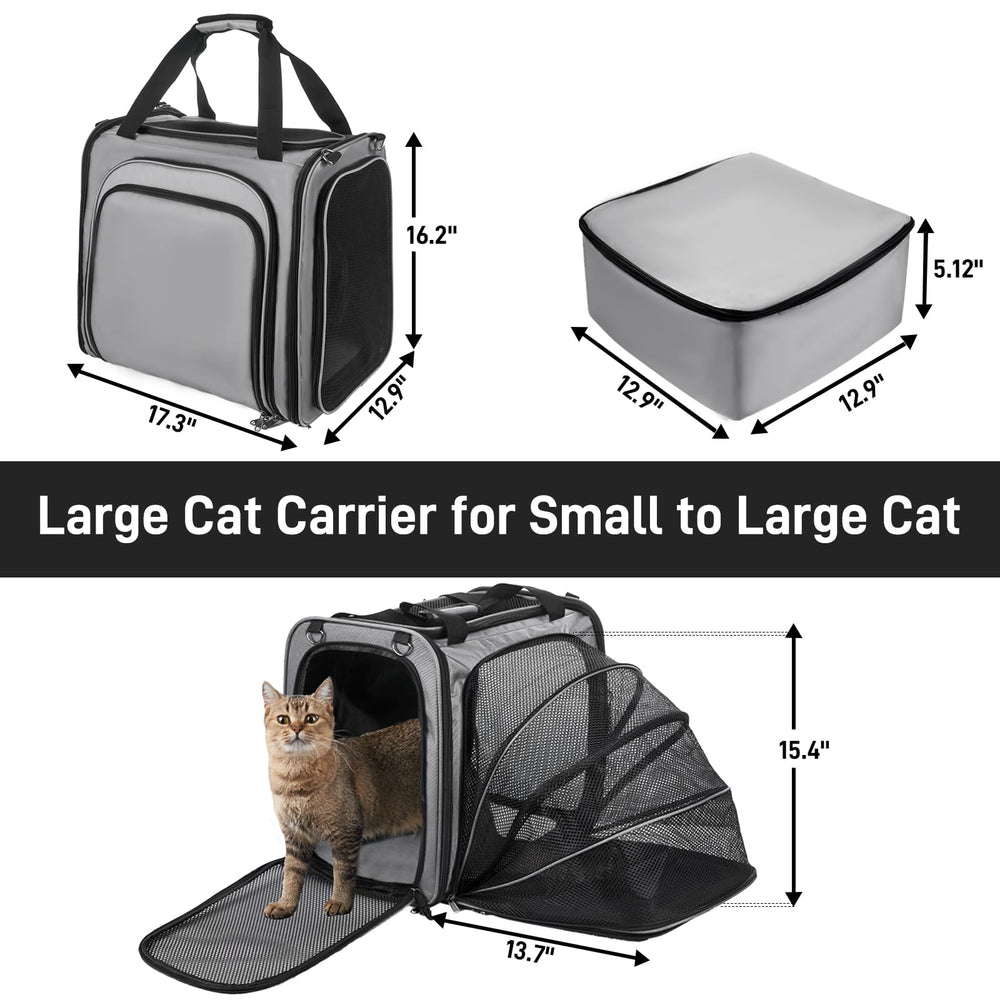 LitaiL cat carrier shows breathable design for better airflow during travel.