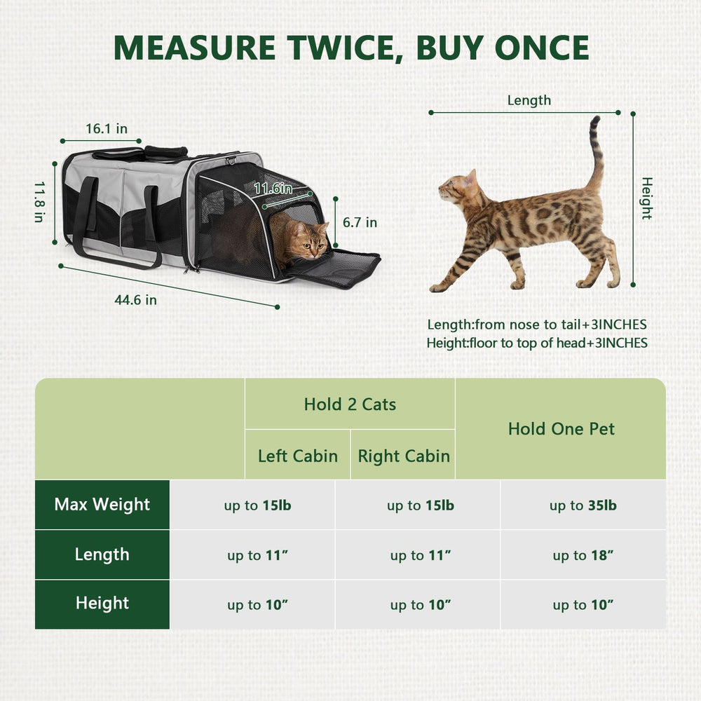 LitaiL cat travel carrier breathable material highlights airflow and cat comfort