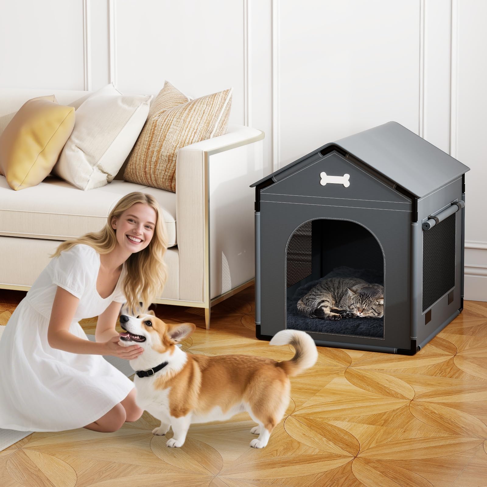 LitaiL dog house easy clean assembly highlights simple setup