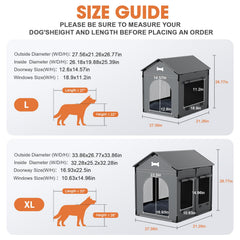 LitaiL Dog House Indoor large frame closeup highlights sturdy 16mm PVC frame