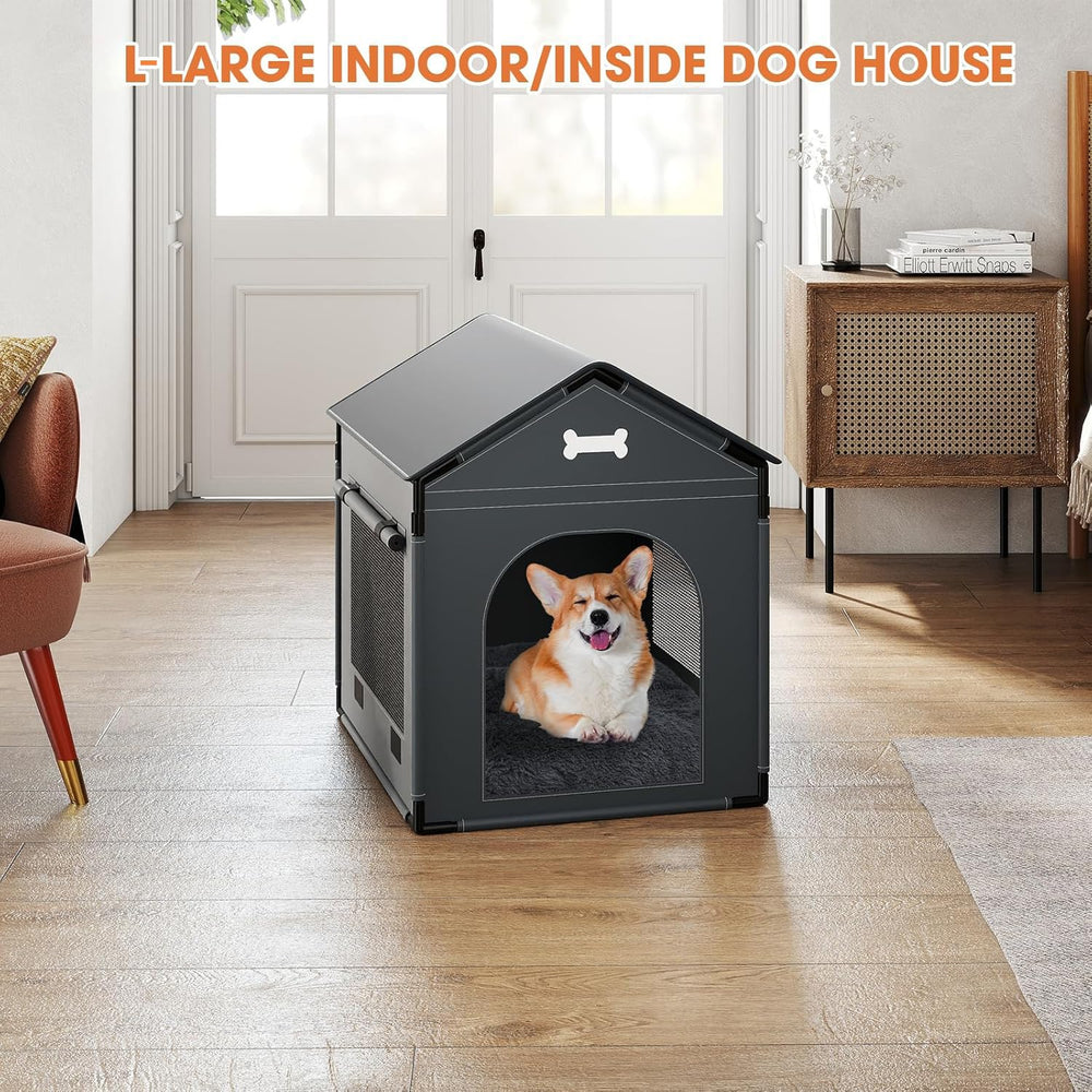 LitaiL Dog House Indoor private-space image highlights multi-pet comfort