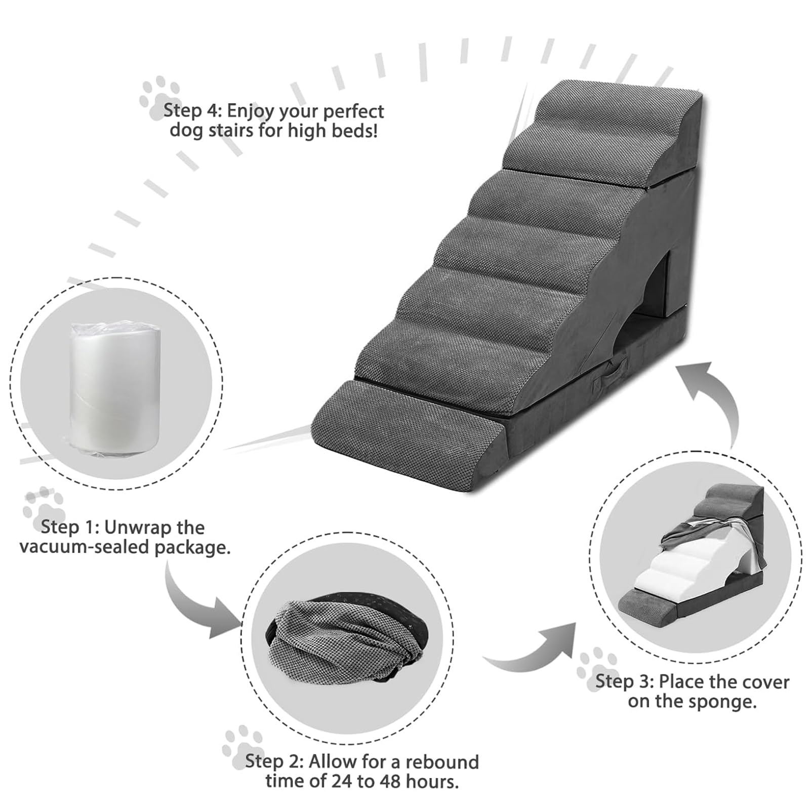 LitaiL multi-function stairs store bed and offer play space