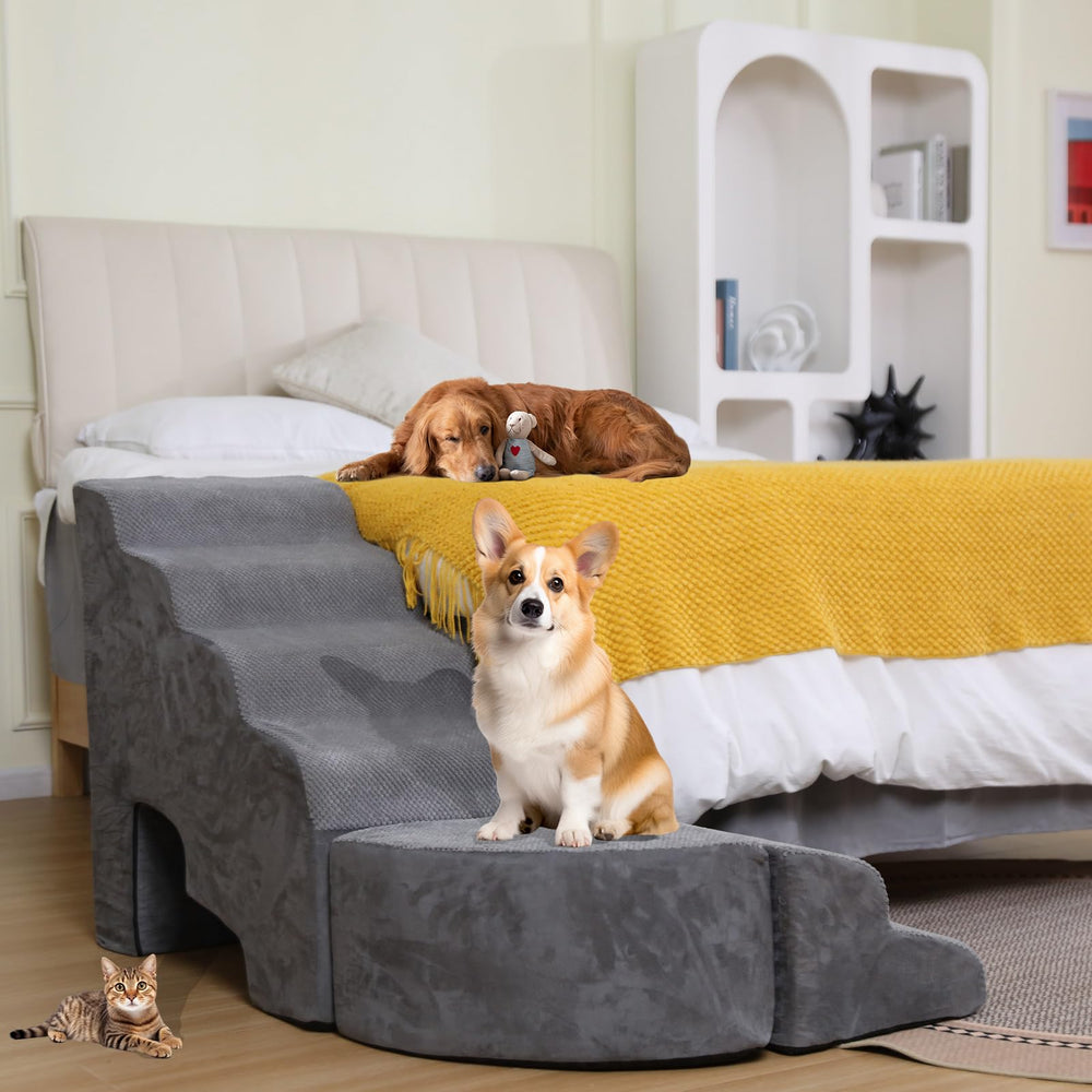 LitaiL dog stairs vacuum-packaging expansion requires 72-hour foam rebound