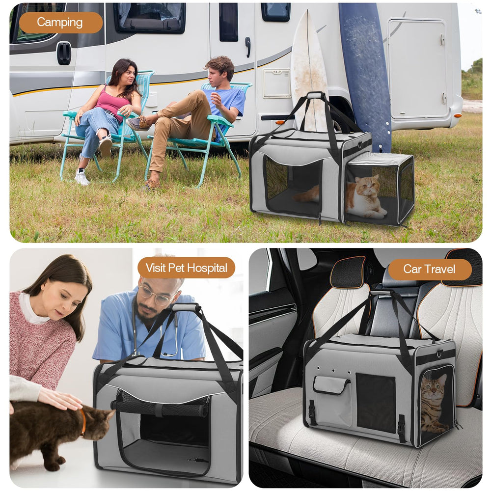 LitaiL carrier suited for long-distance travel with cats