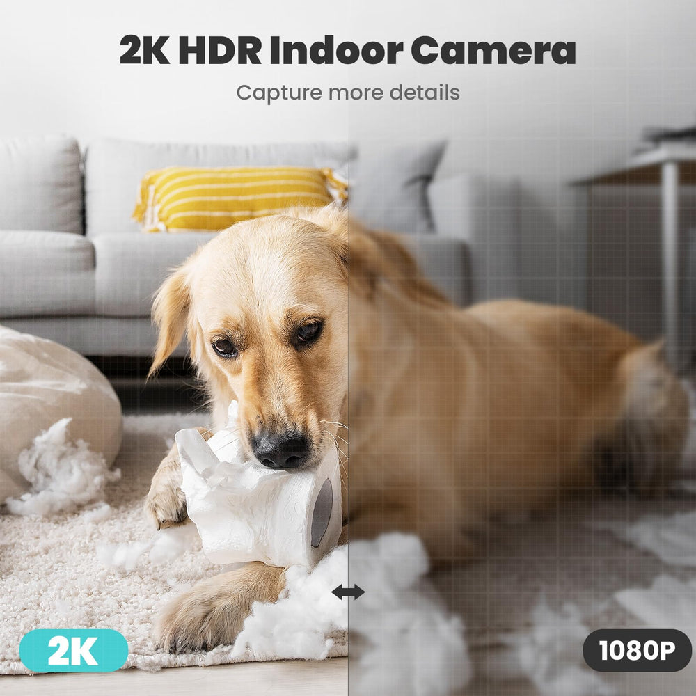 Litokam 2K indoor camera supports cloud or local storage options